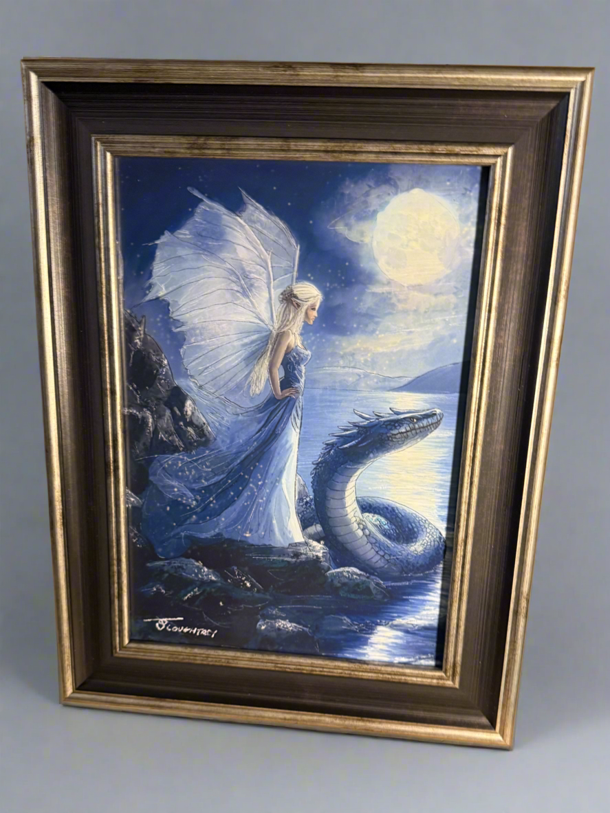 Sea Serpent Fairy Art Print