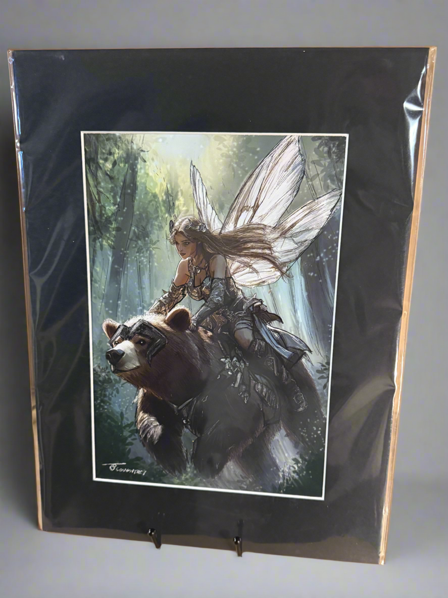 Bear Fairy Art Print