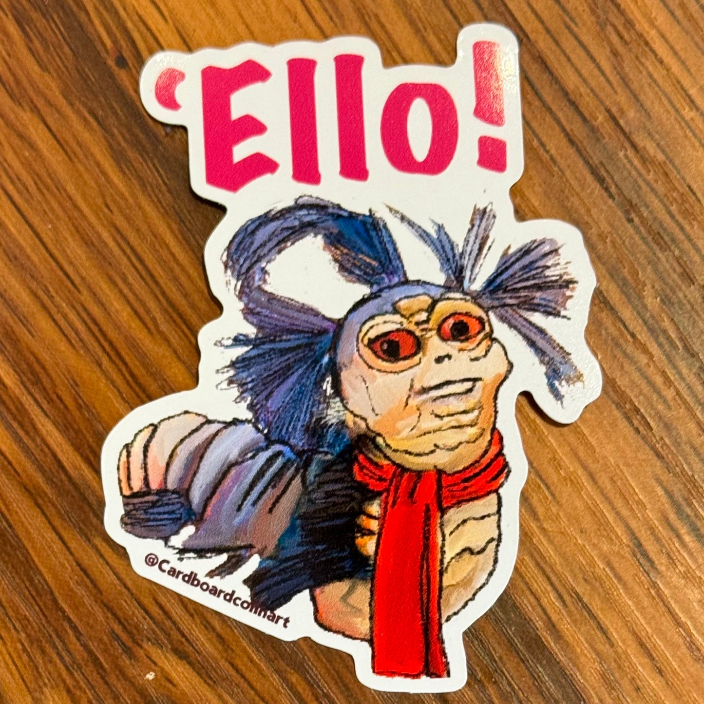 Ello! Worm Sticker