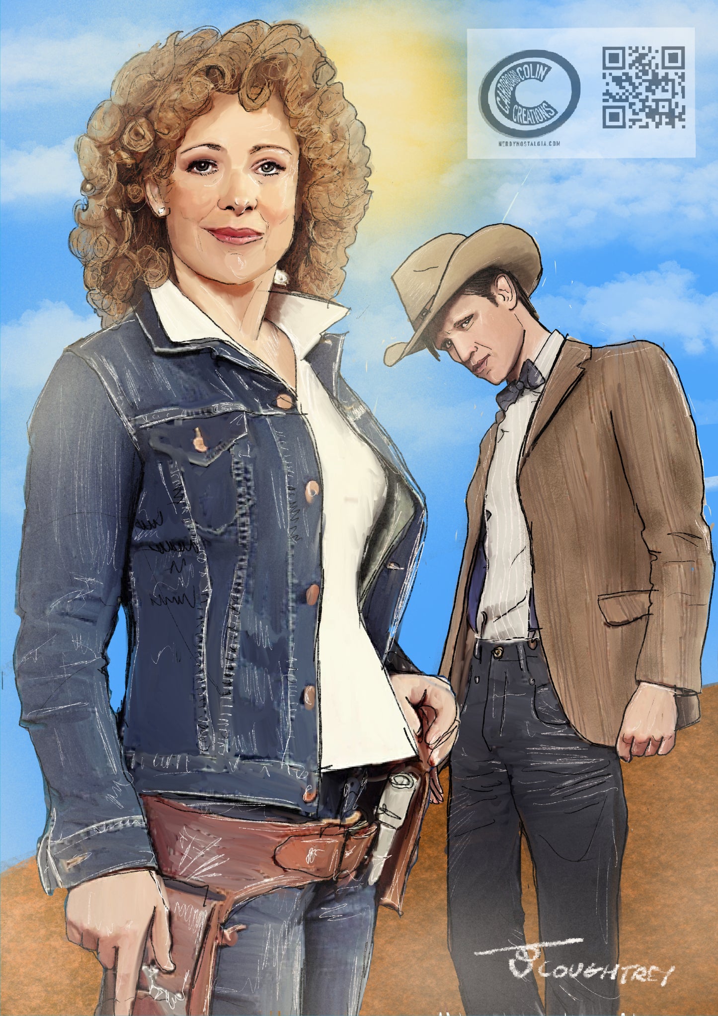 11 and Riversong Art Print