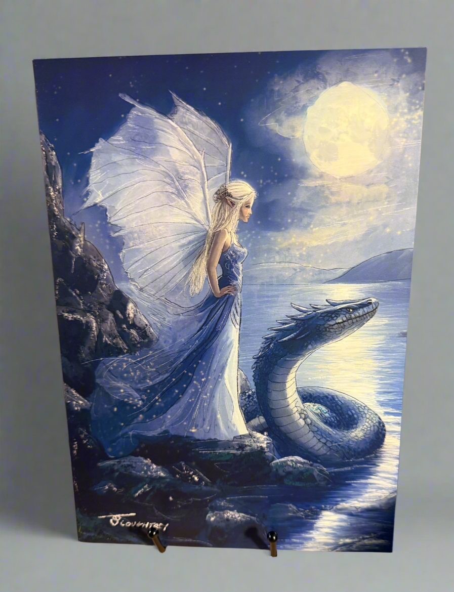 Sea Serpent Fairy Art Print
