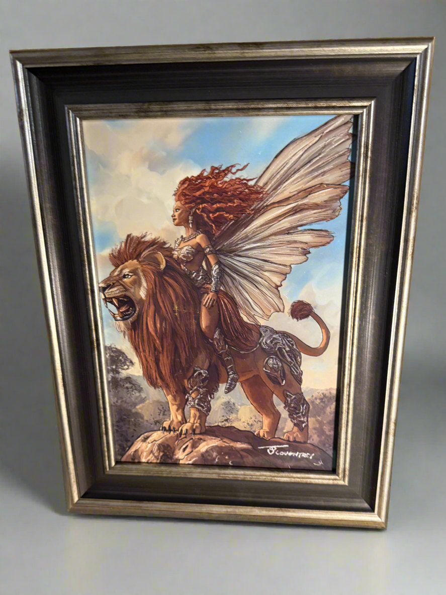 Lion Fairy Art Print