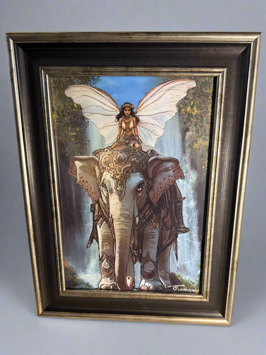 Elephant Fairy Art Print