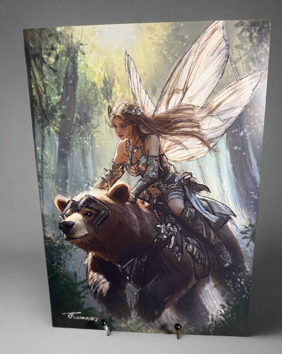 Bear Fairy Art Print