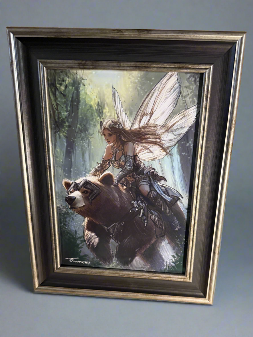 Bear Fairy Art Print