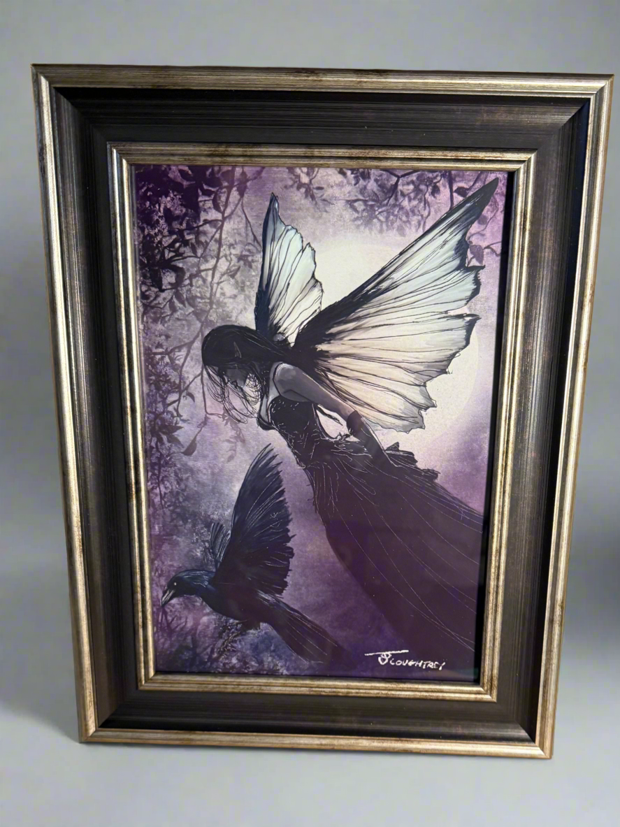 Crow Fairy Art Print