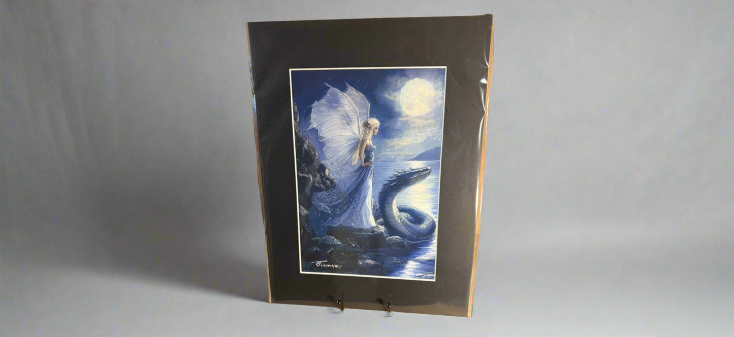 Sea Serpent Fairy Art Print