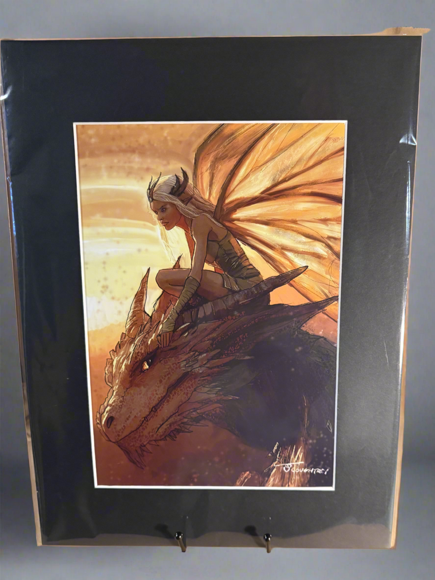 Dragon Fairy Art Print