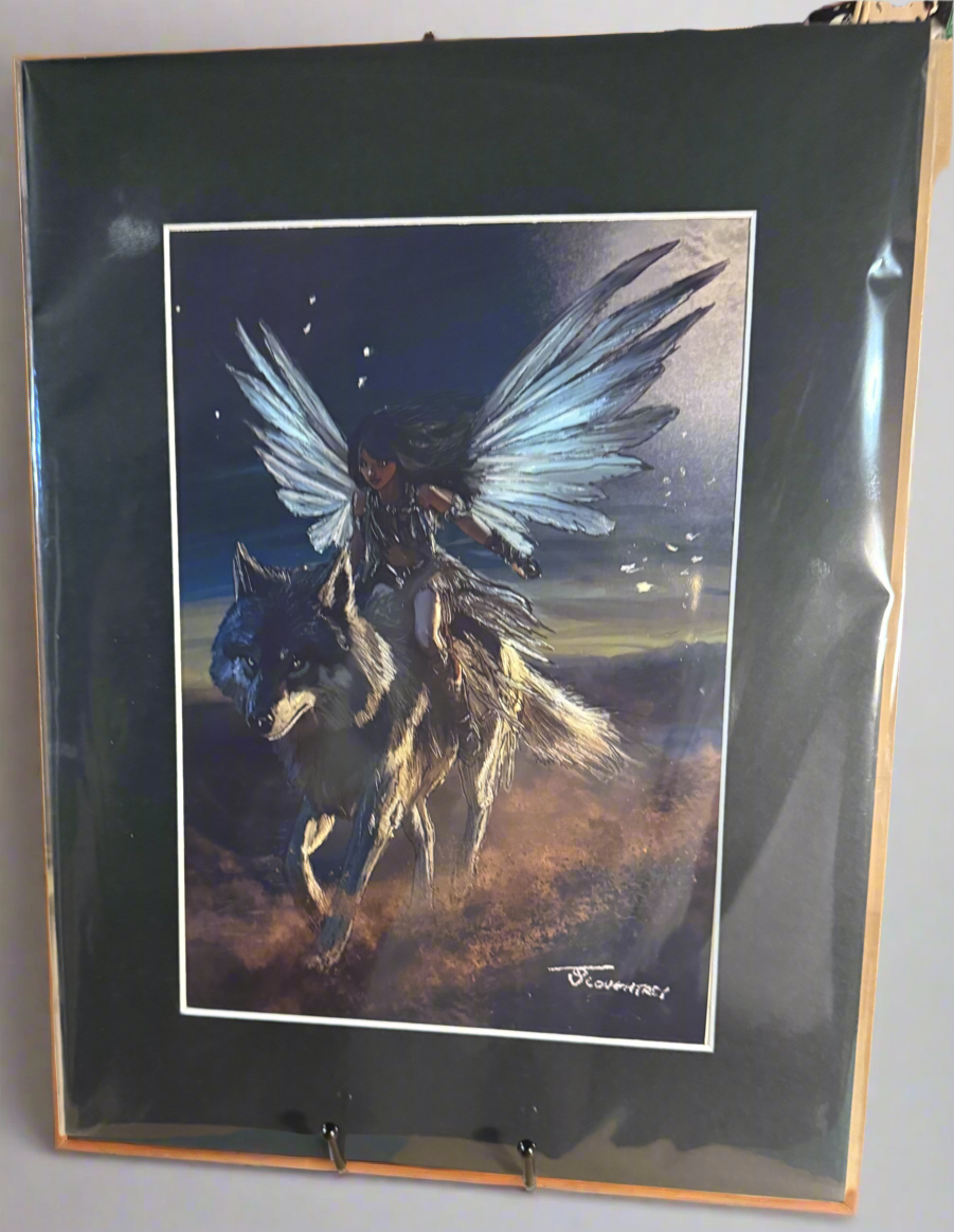 Wolf Fairy Art Print
