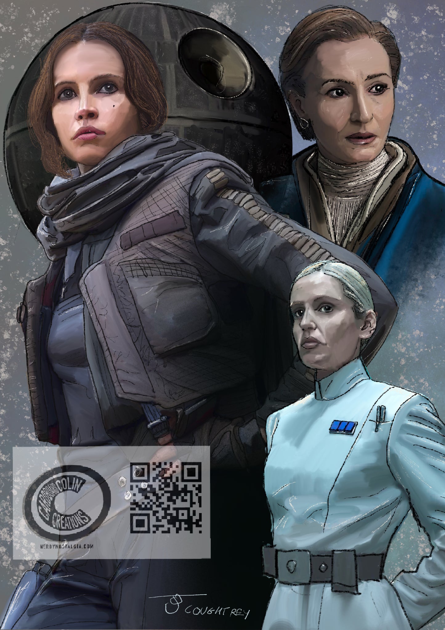 Shadows of the Empire, Sparks of Rebellion – Rogue One & Andor Tribute Art Print