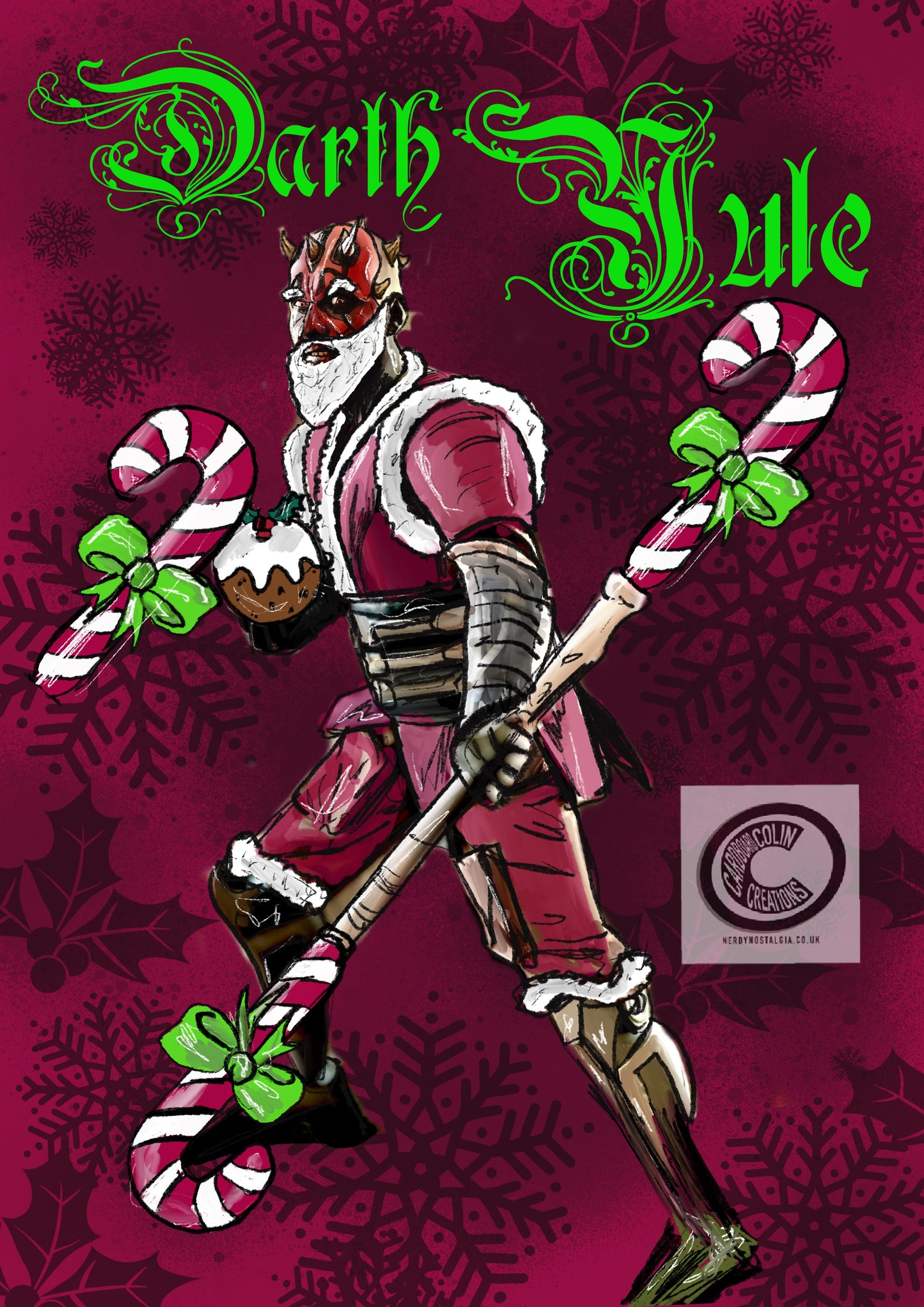 Darth Yule Xmas Card