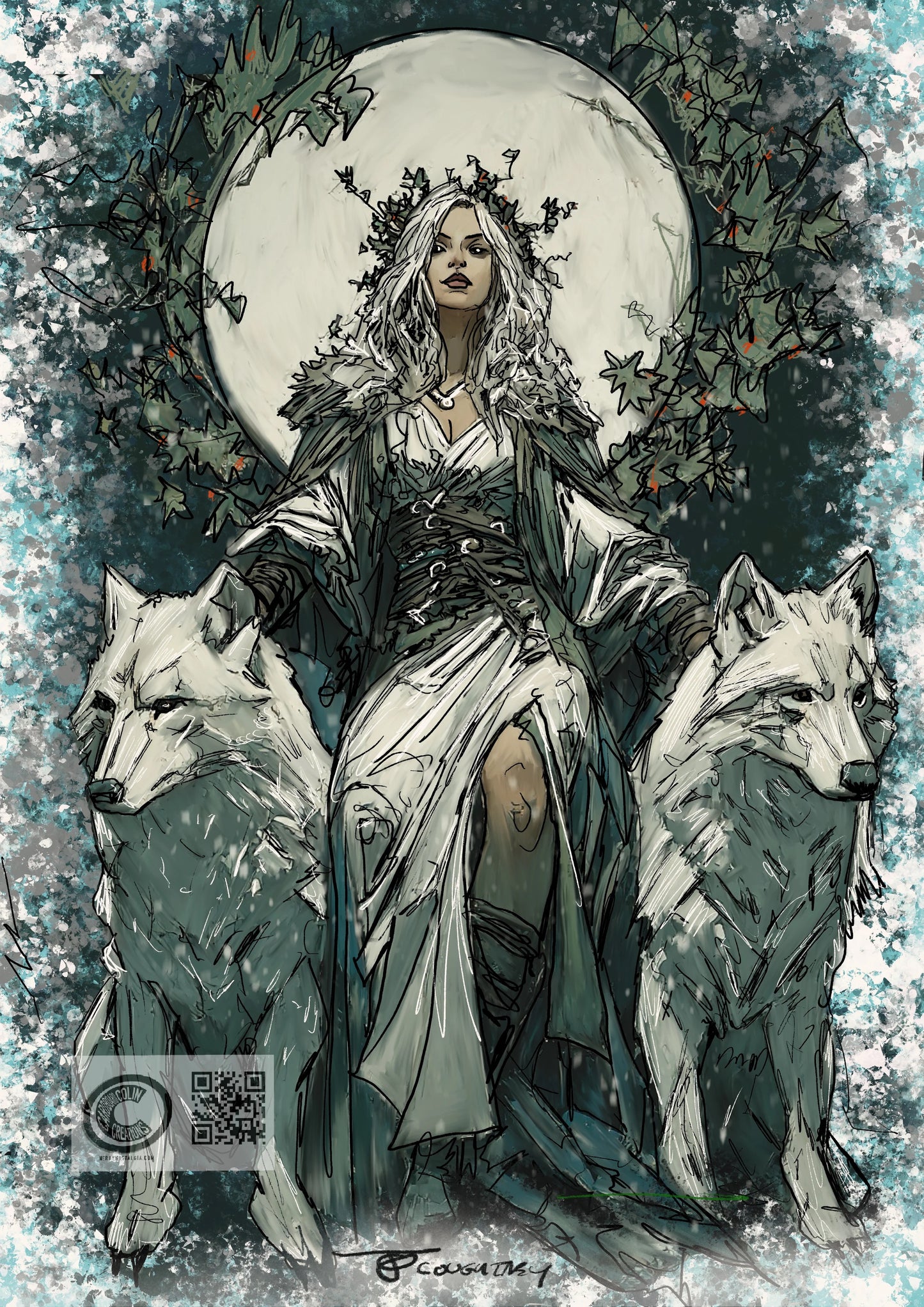 The White Witch – A4 Fantasy Art Print