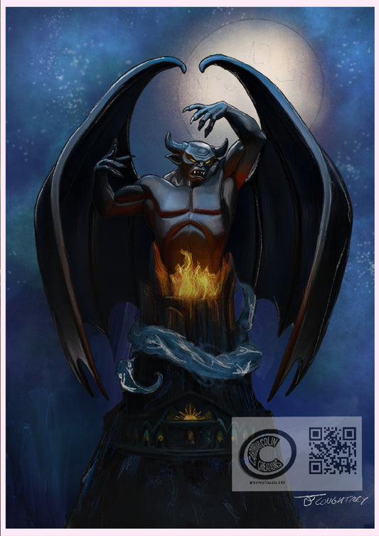 Fantasia – Night on Bald Mountain Art Print By Colin Coughtrey