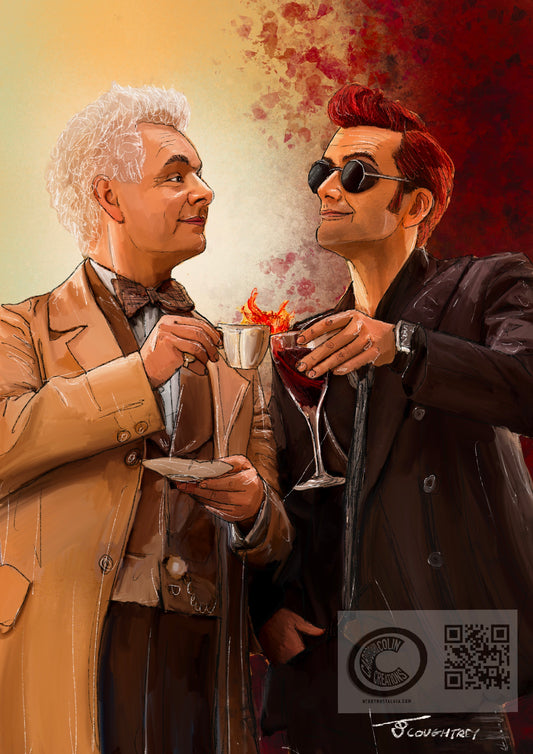 Good Omens Art Print