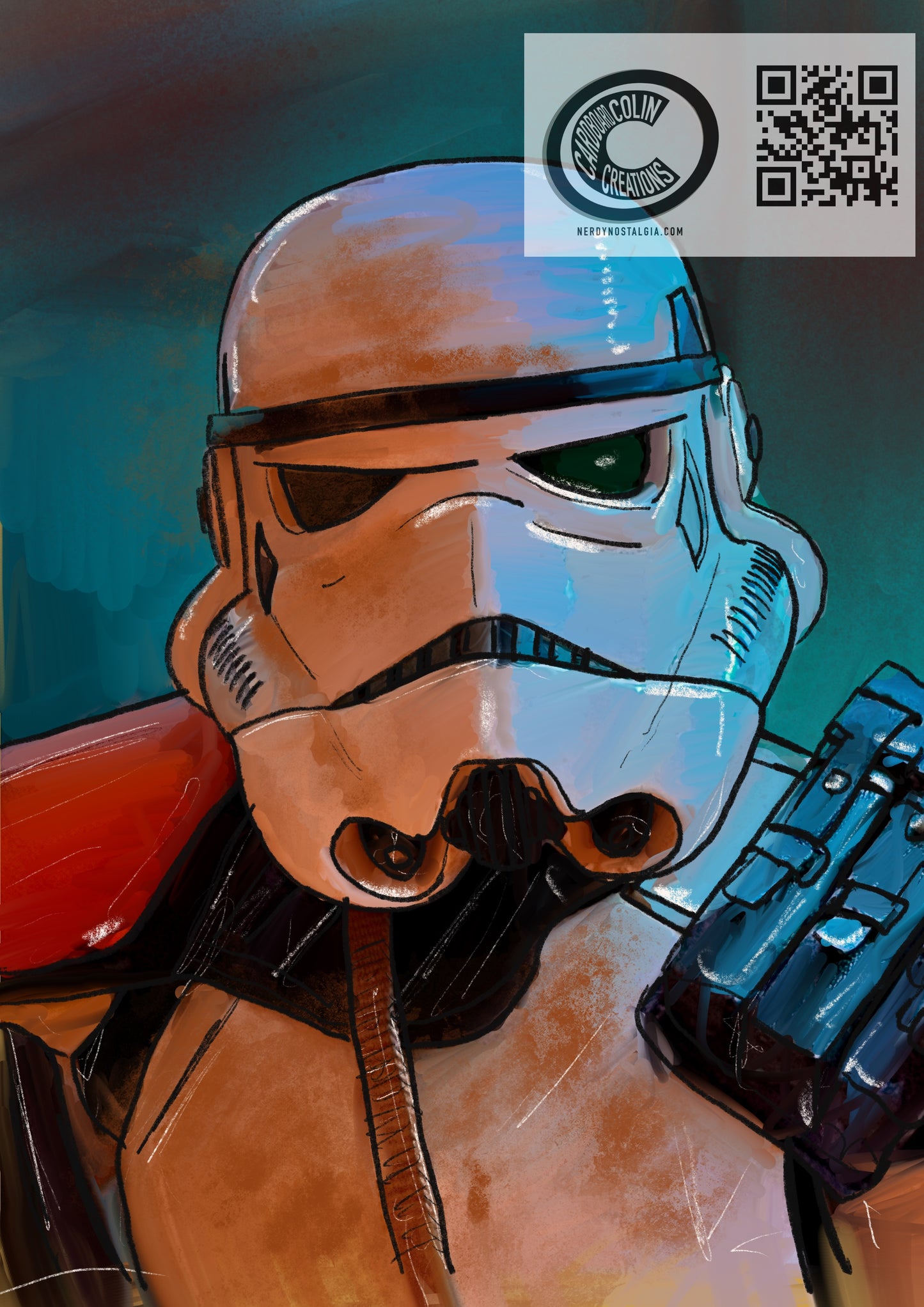 Sandtrooper Art Print