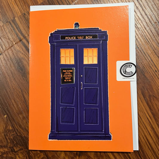 TARDIS Card (Blank) with Envelope