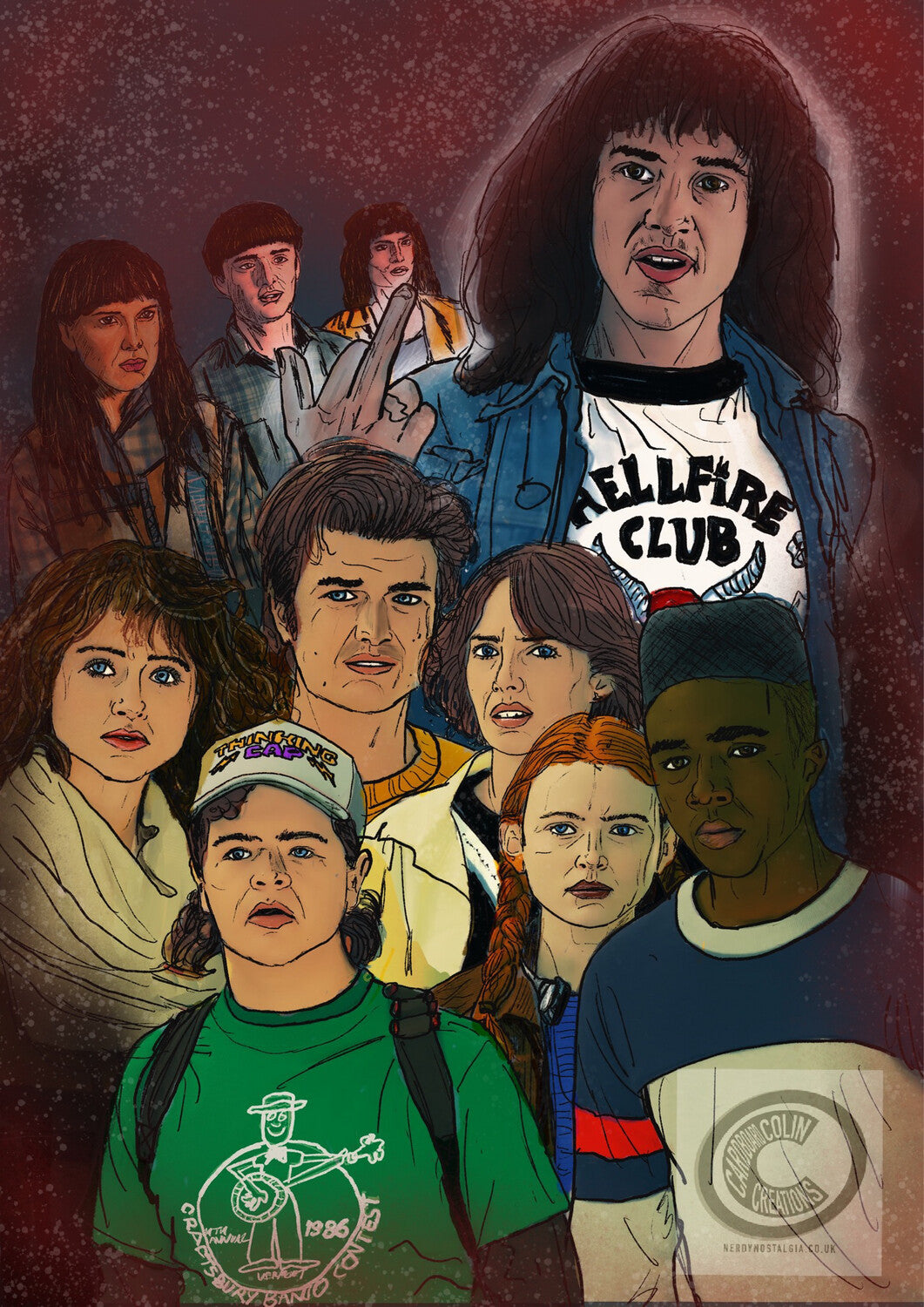 Stranger Things Art Print