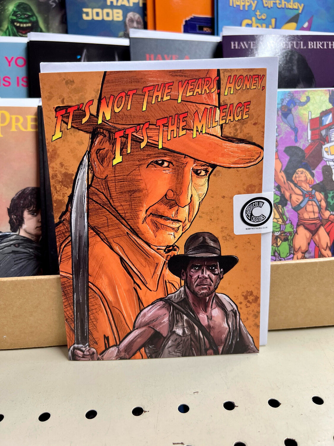 Indiana Jones Card (Blank) with Envelope