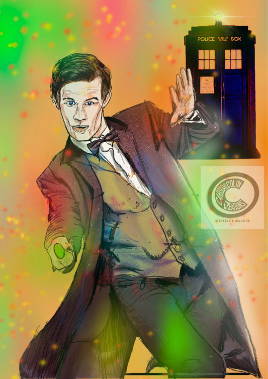 11th Doctor Who Art Print