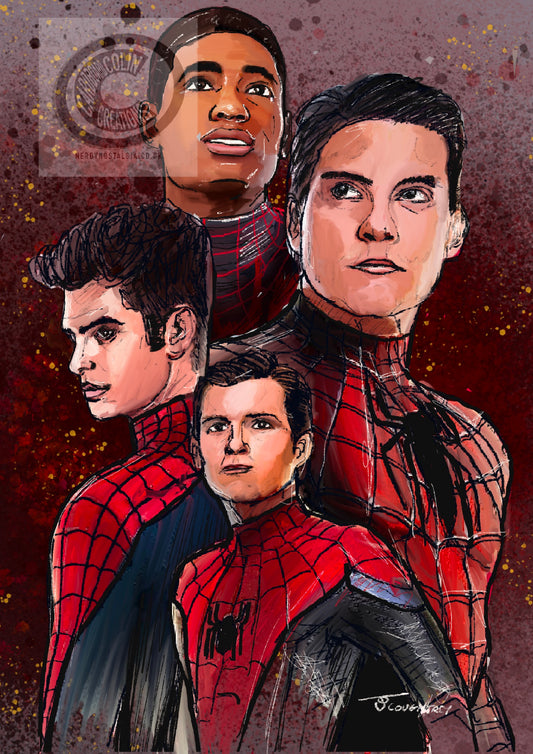 Spider-men Art Print