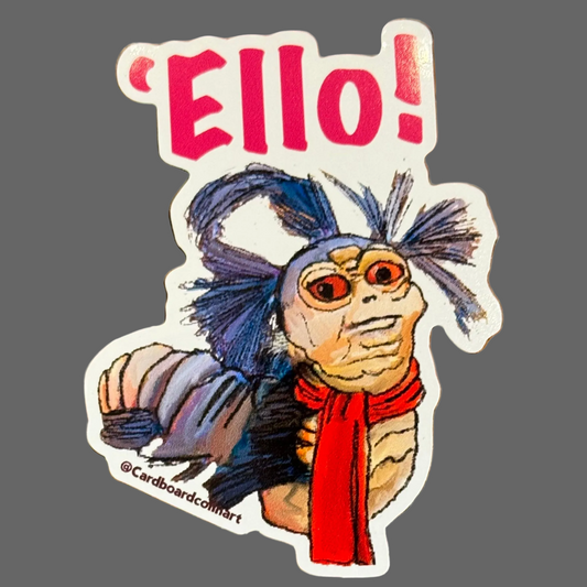 Ello! Worm  Sticker