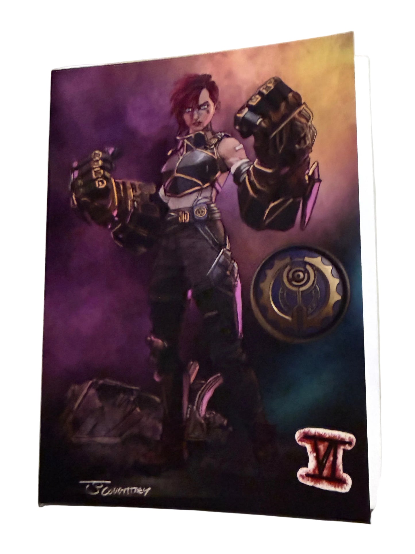 Vi – Inspired Arcane Greeting Card (Blank Inside)