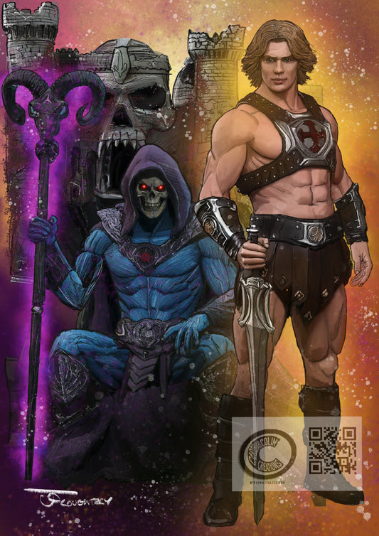 Masters Of The Universe (2026) Tribute Art Print By Cardboard Colin