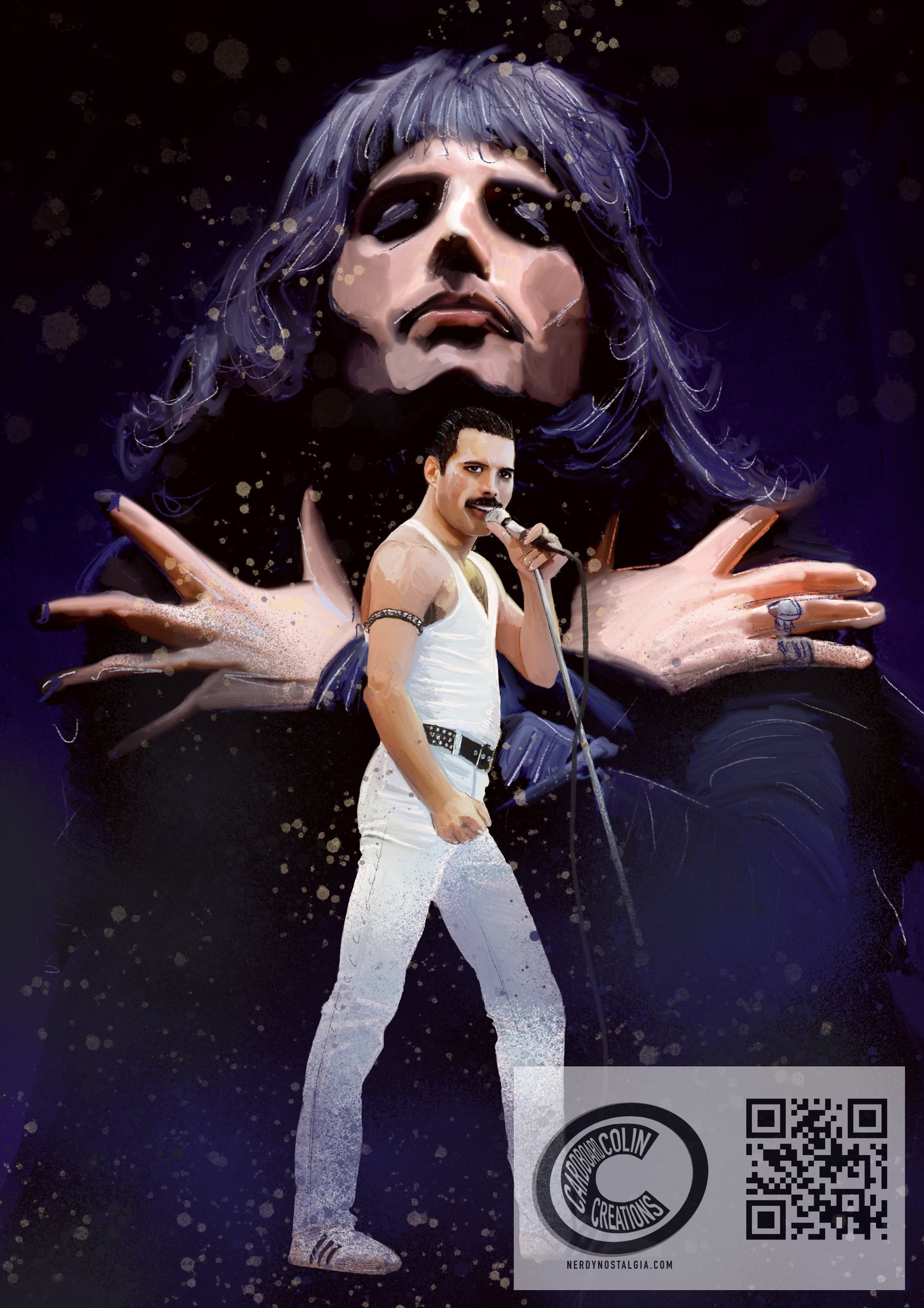 Freddie Mercury Art Print