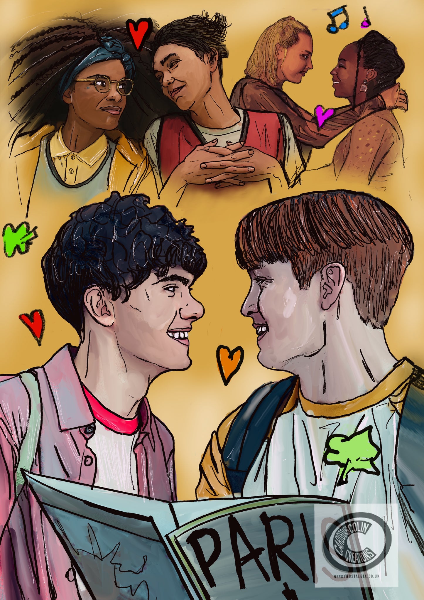 Heartstopper Art Print