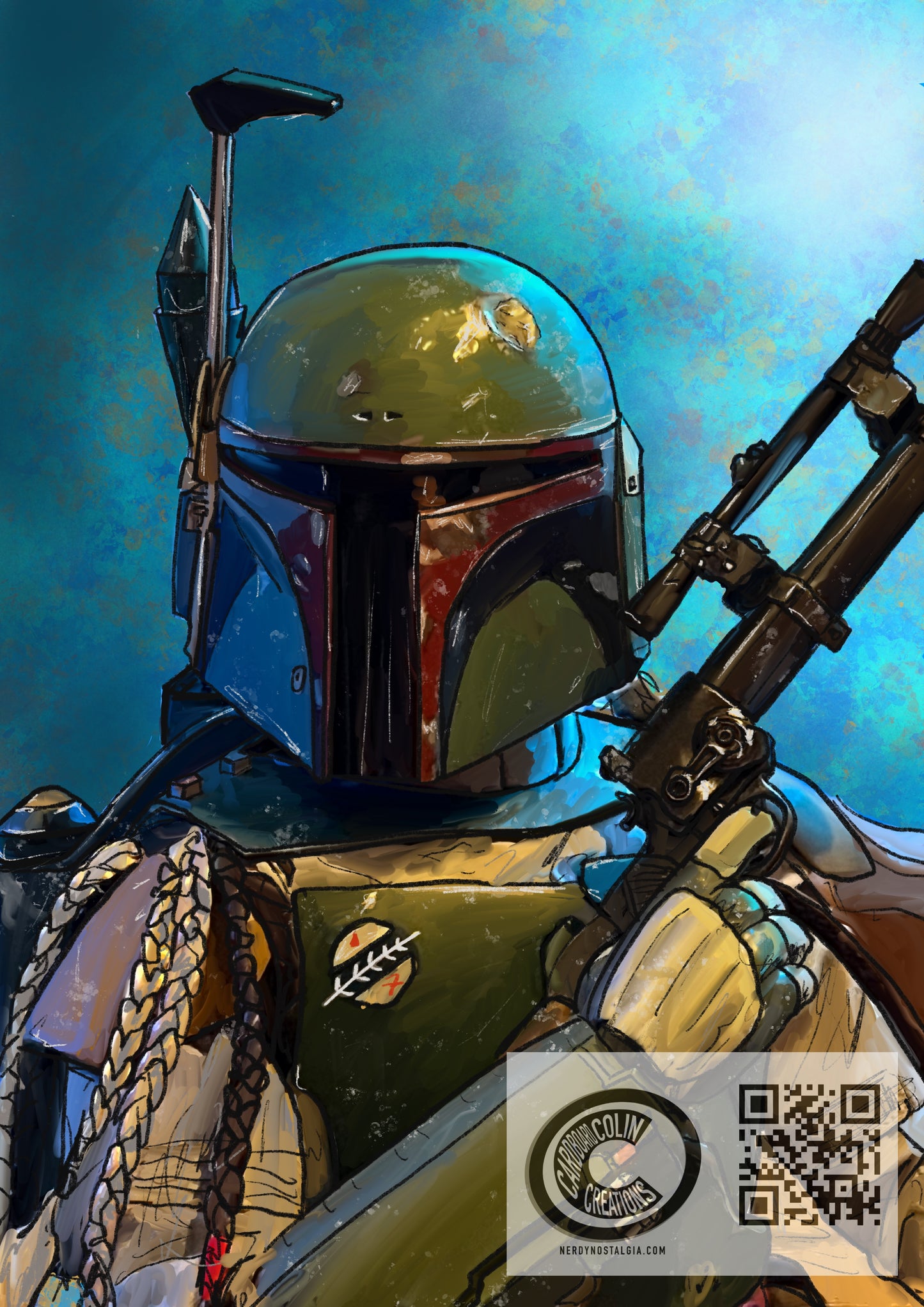 Boba (ESB) Art Print