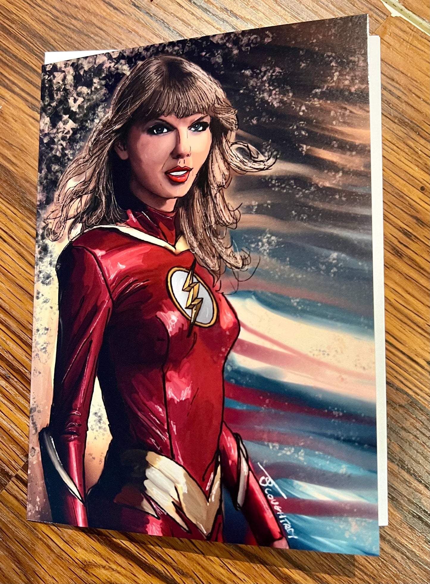 The Flash Taylor Swift Card (Blank) with Envelope