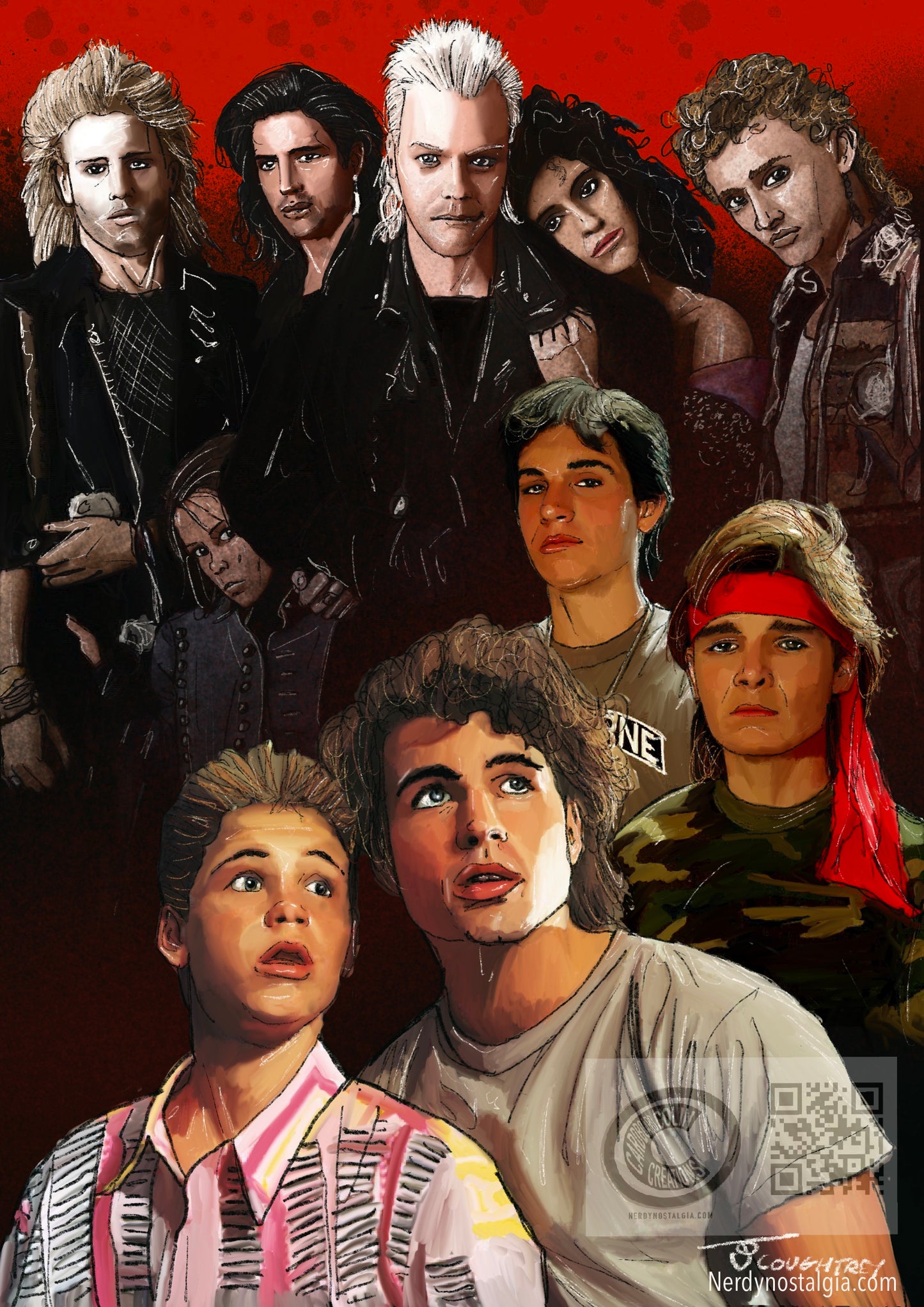 Lost boys Art Print