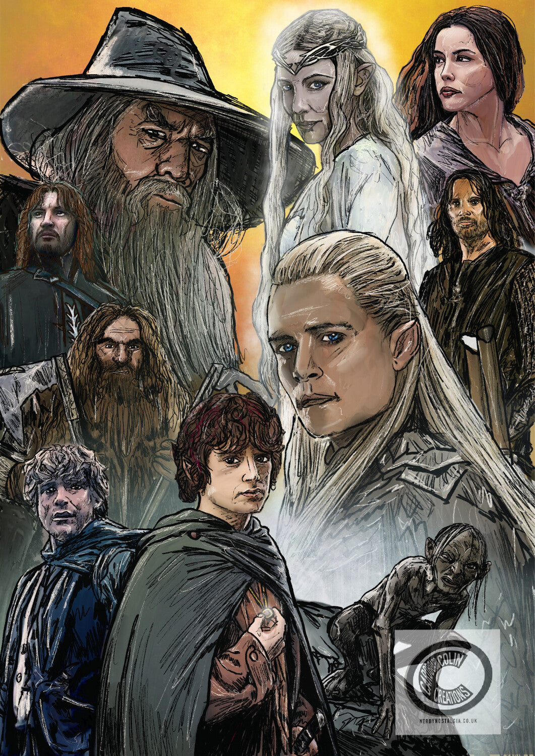 Lord of the Rings  Art Print