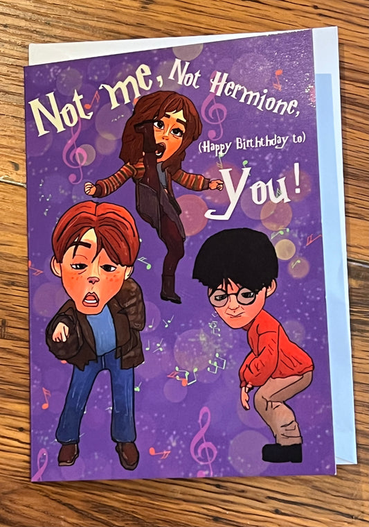 Harry Potter Birthday Card (Blank) with Envelope