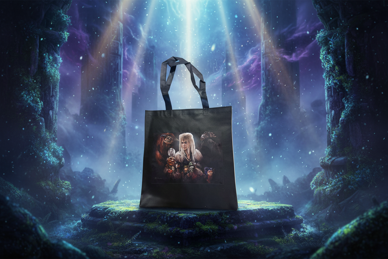 Labyrinth and Dark Crystal Tote Bag