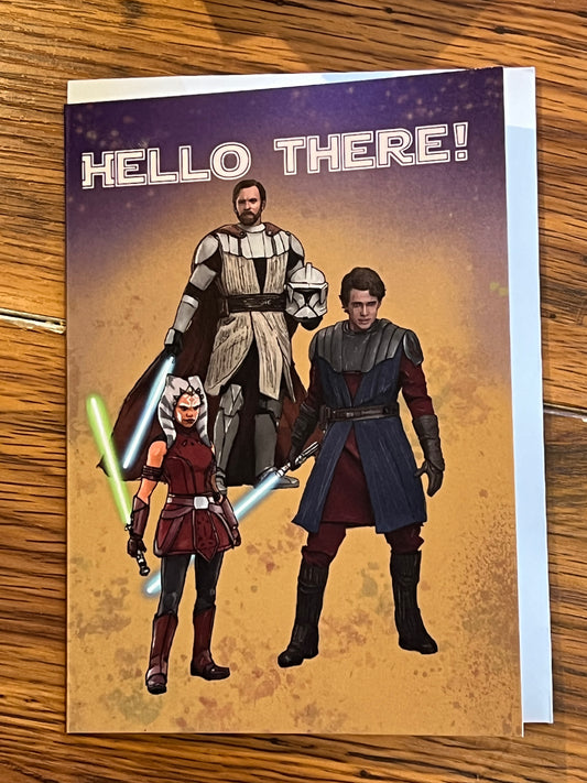 Clone Wars Card (Blank) with Envelope