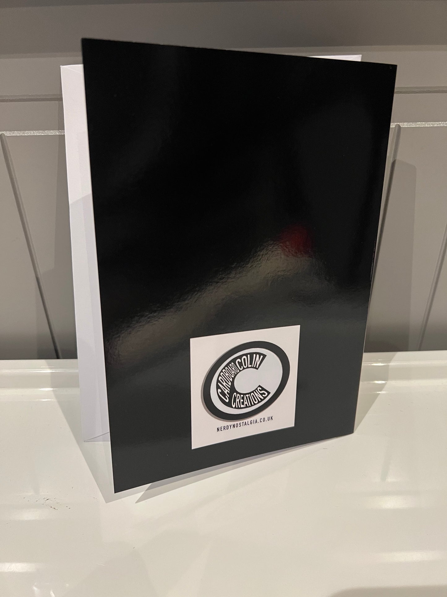 10th Doctor – Timey-Wimey Christmas Card (Blank inside, with envelope)