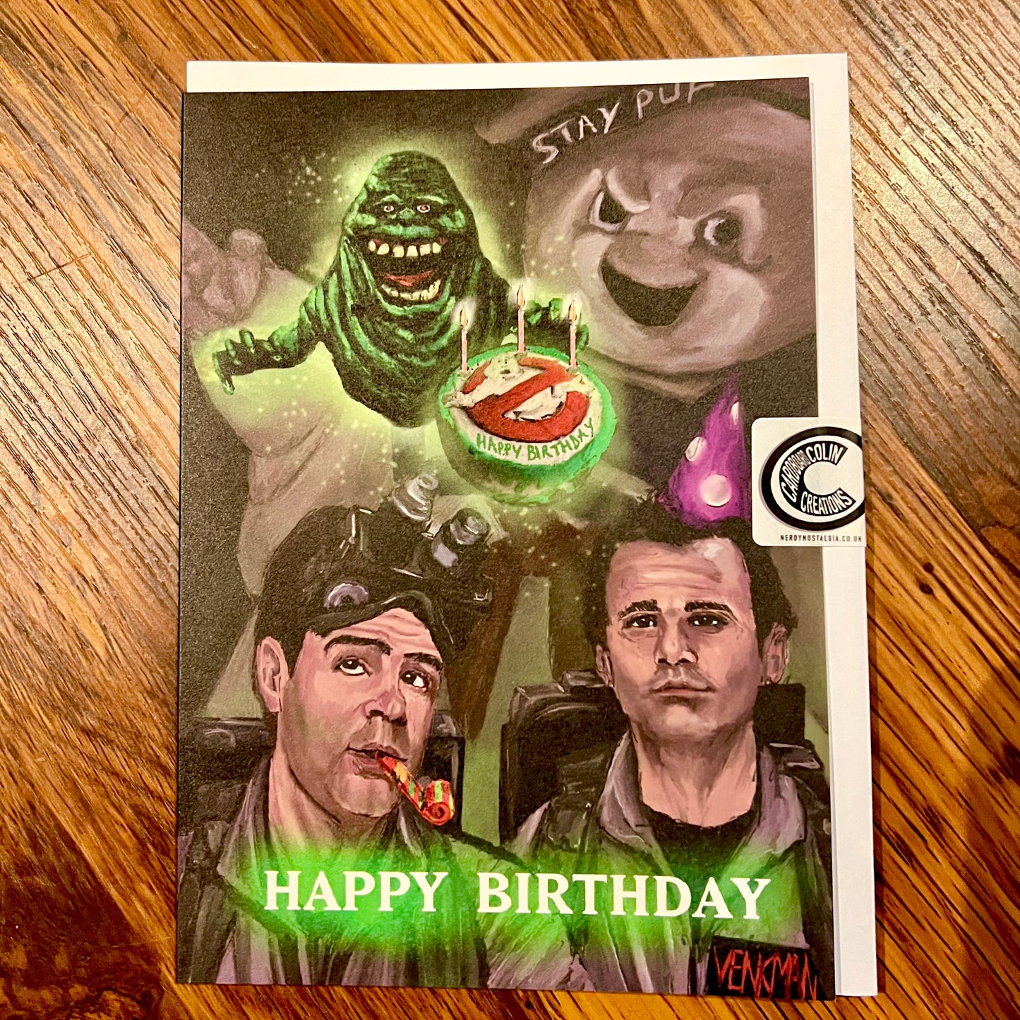 G Busters Birthday Card